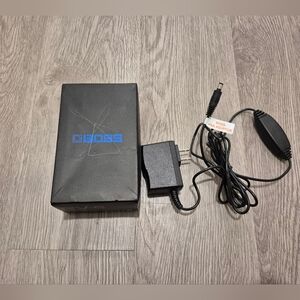Black DiBoss Power Adapter with Blue Logo